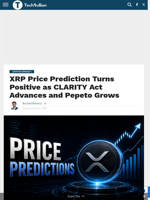 XRP Price Prediction Turns Positive as CLARITY Act Advances and Pepeto Grows - TechBullion