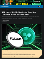 RLUSD Stablecoin has bagged a listing on Euler Finance
