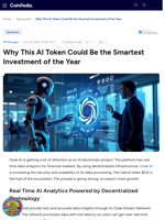 Why This AI Token Could Be the Smartest Investment of the Year