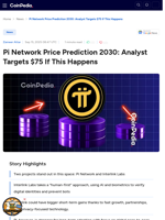 Pi Network Price Prediction 2030: Analyst Targets $75 If This Happens