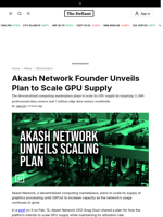 Akash Network Founder Unveils Plan to Scale GPU Supply - 