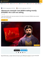 'Memecoin Messiah' Lost $60M Trading Mostly SPX6900: He's Still Not Selling
