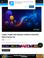 Crypto-TradFi Link Deepens: Kraken & Deutsche Börse Team Up