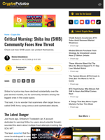 Critical Warning: Shiba Inu (SHIB) Community Faces New Threat