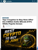 Top 3 Cryptos to Buy Now After $2.4 Billion Exits Bitcoin ETFs While Pepeto Grows - TechBullion