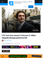 FTX Trust Sues Genesis To Recover $1 Billion Allegedly Misappropriated By SBF | Bitcoinist.com