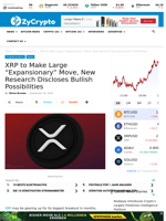XRP to Make Large “Expansionary” Move, New Research Discloses Bullish Possibilities ⋆ ZyCrypto