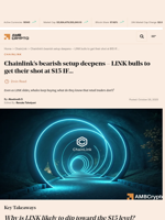 Chainlink’s bearish setup deepens – LINK bulls to get their shot at $15 IF… - AMBCrypto