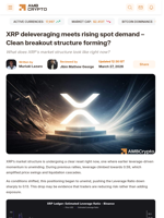 XRP deleveraging meets rising spot demand - Clean breakout structure forming? - AMBCrypto