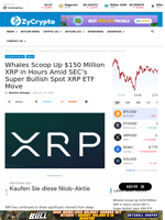 Whales Scoop Up $150 Million XRP in Hours Amid SEC's Super Bullish Spot XRP ETF Move ⋆ ZyCrypto