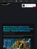 OP Price Prediction: Optimism Eyes $0.42 Recovery Despite Current Bearish Pressure - December 2025 Forecast - Blockchain.News