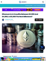 Ethereum In A Crossfire Between $3,900 And $4,800, Is $5,000 The Next Milestone?