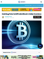 Gold Bug Peter Schiff Calls Bitcoin’s Rally Overdone
