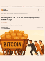 Bitcoin prices fall - Will the $30B buying frenzy hold BTC up? - AMBCrypto