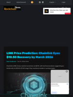 LINK Price Prediction: Chainlink Eyes $10.50 Recovery by March 2026 - Blockchain.News