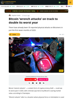 Wrench Attacks Against Crypto Investors Could Break 2021 Record