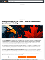 New Crypto to Buy as Trump’s Extra 10% Tariffs on Canada Fuel Market Volatility