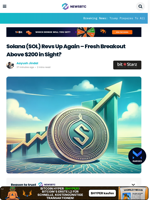 Solana (SOL) Revs Up Again – Fresh Breakout Above $200 in Sight?