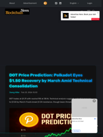 DOT Price Prediction: Polkadot Eyes $1.50 Recovery by March Amid Technical Consolidation - Blockchain.News