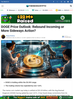 DOGE Price Outlook: Rebound Incoming or More Sideways Action?