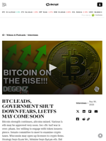 BTC LEADS, GOVERNMENT SHUT DOWN FEARS, L1 ETFS MAY COME SOON - Decrypt