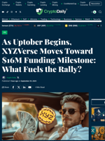 As Uptober Begins, XYZVerse Moves Toward $16M Funding Milestone: What Fuels the Rally? - Crypto Daily