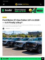 Ford Motor (F) Has Fallen 16% in 2026 — Is It Finally a Buy? - CoinCentral