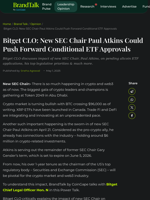 Bitget CLO: New SEC Chair Paul Atkins Could Push Forward Conditional ETF Approvals