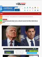 Trump Demands Rate Cuts as Warsh Sends Fed Hike Odds Above 66% - The Crypto News Wire