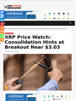 XRP Price Watch: Consolidation Hints at Breakout Near $3.03 - The Crypto News Wire
