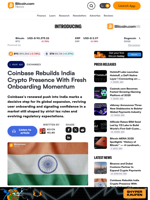 Coinbase Rebuilds India Crypto Presence With Fresh Onboarding Momentum – Exchanges Bitcoin News