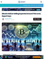 Bitcoin HODLer Selling Expected Around This Level, Report Says