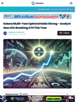 Solana Multi-Year Uptrend Holds Strong – Analyst Sees SOL Breaking ATH This Year