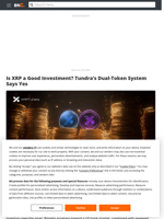 Is XRP a Good Investment? Tundra’s Dual-Token System Says Yes