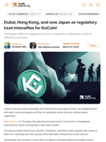 Dubai, Hong Kong, and now Japan as regulatory heat intensifies for KuCoin! - AMBCrypto