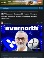 XRP Treasury Evernorth Nears Merger, Names Ripple's Stuart Alderoty Among Directors