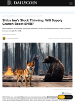 Shiba Inu’s Stock Thinning: Will Supply Crunch Boost SHIB? - DailyCoin