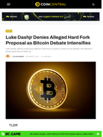 Luke Dashjr Denies Alleged Fork Proposal as Bitcoin Intensifies