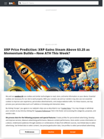 XRP Price Prediction: XRP Gains Steam Above $3.25 as Momentum Builds—New ATH This Week? - Brave New Coin