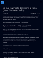 Lo que realmente determina si vas a ganar dinero en trading | Visionary Financial