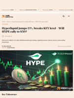 Hyperliquid jumps 13%, breaks KEY level - Will HYPE rally to $50? - AMBCrypto