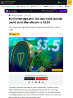 TON’s Next Stop Could Be $3.50, Here’s Why