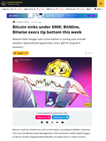 Bitcoin and Crypto Market Near Bottom, Long Term Buying Opportunity