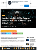 Resolv $25M Hack: How 80M USR Was Minted Fast