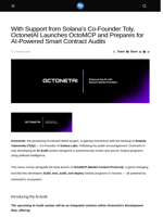 With Support from Solana's Co-Founder Toly, OctonetAI Launches OctoMCP and Prepares for AI-Powered Smart Contract Audits - Visionary Financial