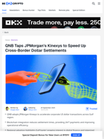 QNB Implements JPMorgan Blockchain for Faster US Dollar Payments