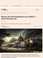 Bitcoin: $677mln liquidations meet THESE 3 signals flashing risk - AMBCrypto