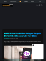 MATIC Price Prediction: Polygon Targets $0.42-$0.45 Recovery by May 2026 - Blockchain.News