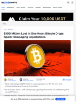 Sudden Bitcoin Liquidations Show Retail Traders' Market Control