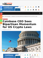 Coinbase CEO Sees Bipartisan Momentum for US Crypto Laws - The Crypto News Wire